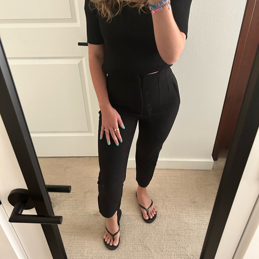 Black work pants
